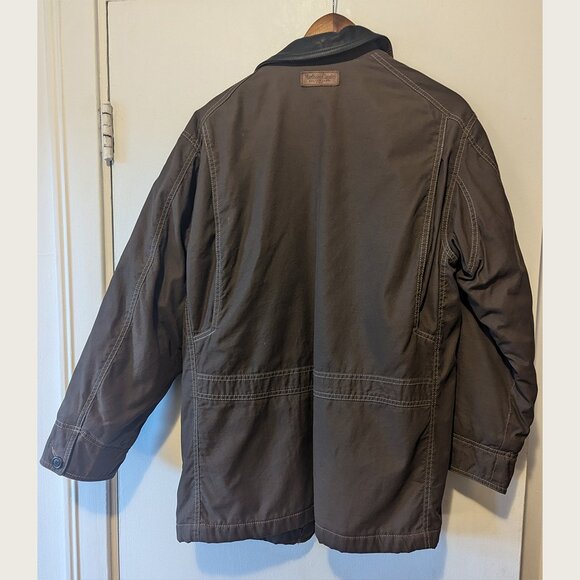 MARLBORO CLASSICS - Long brown coat - Sz S (fits large) - Picture 4 of 11